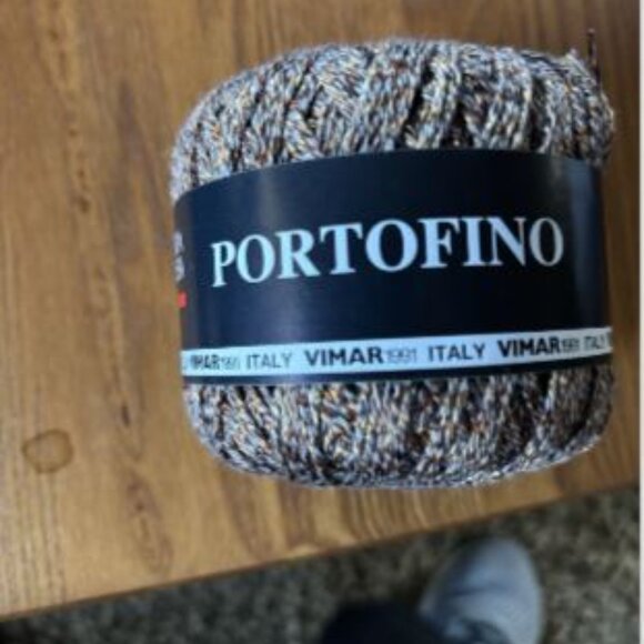 (5) Filatura Di Crosa Portofino Multi Brown/Gold Yarn NWT Cotton Viscose Italy - Picture 4 of 7
